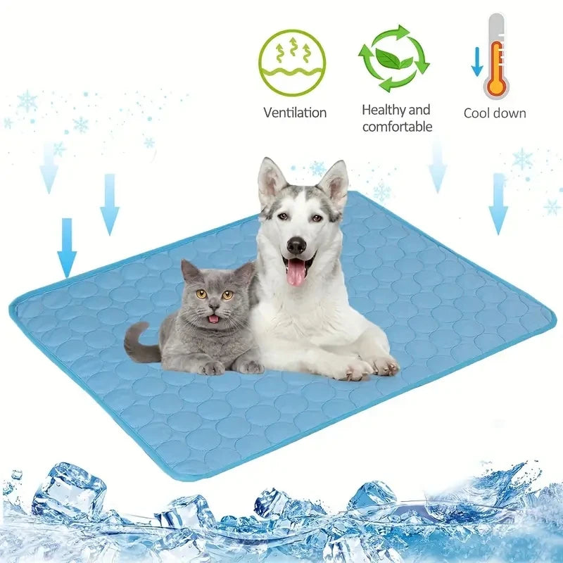 Extra Large Dog Cooling Mat for Summer Comfort - Smarsty