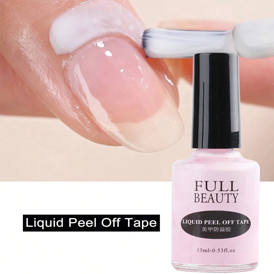 15ml Peel Off Antifreezing Nail Liquid Fast Dry Solution - Smarsty