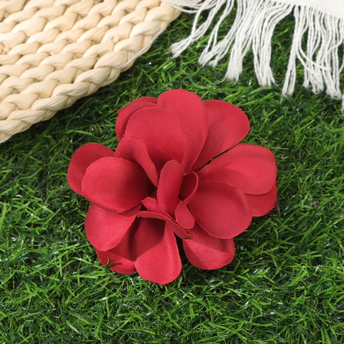 Bohemian Orchid Flower Hair Clips for Weddings - Smarsty