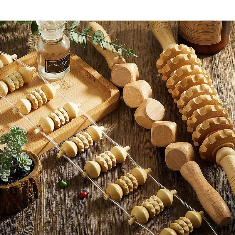 Wooden Therapy Massage Tool for Pain Relief - Smarsty