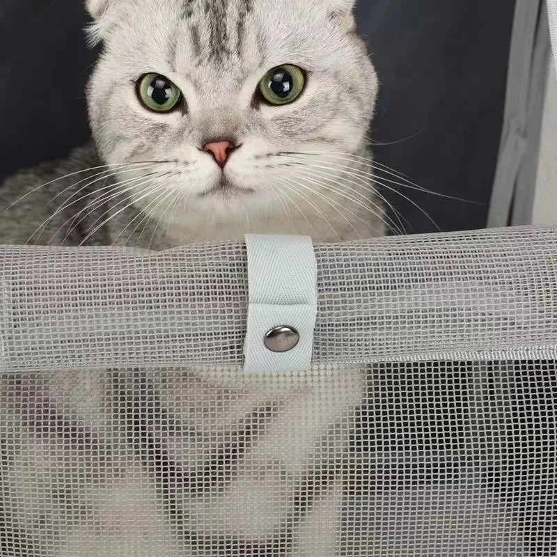 Breathable Cat Carrier Backpack for Travel Convenience - Smarsty