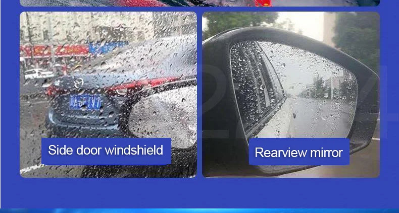 Car Glass Anti-rain Water Spray Repellent Nano Coating Hydrophobic Waterproof Agent Oil Film Removing Auto Glass Film Agent