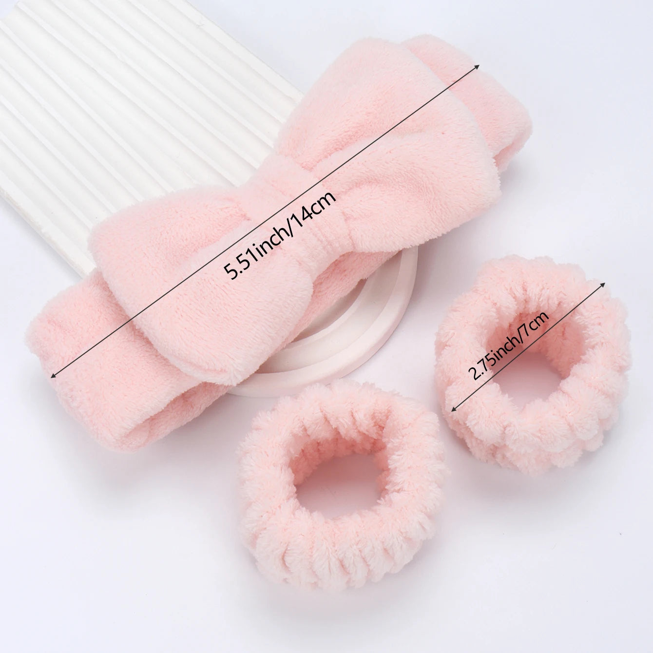 3 Piece Spa Headband Set for Makeup and Face Washing - Smarsty