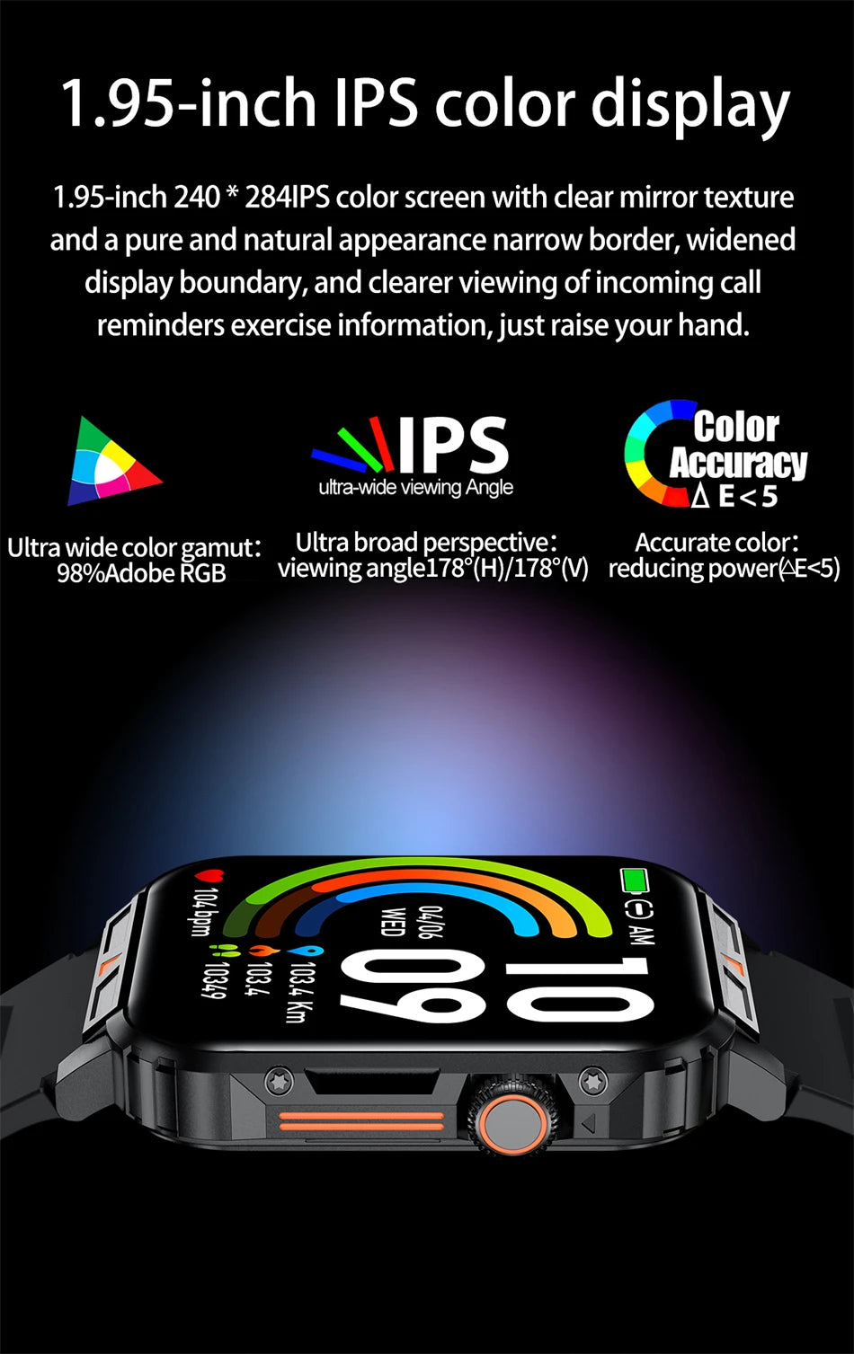 2024 Outdoor Military Smart Watch with IP68 Waterproof - Smarsty