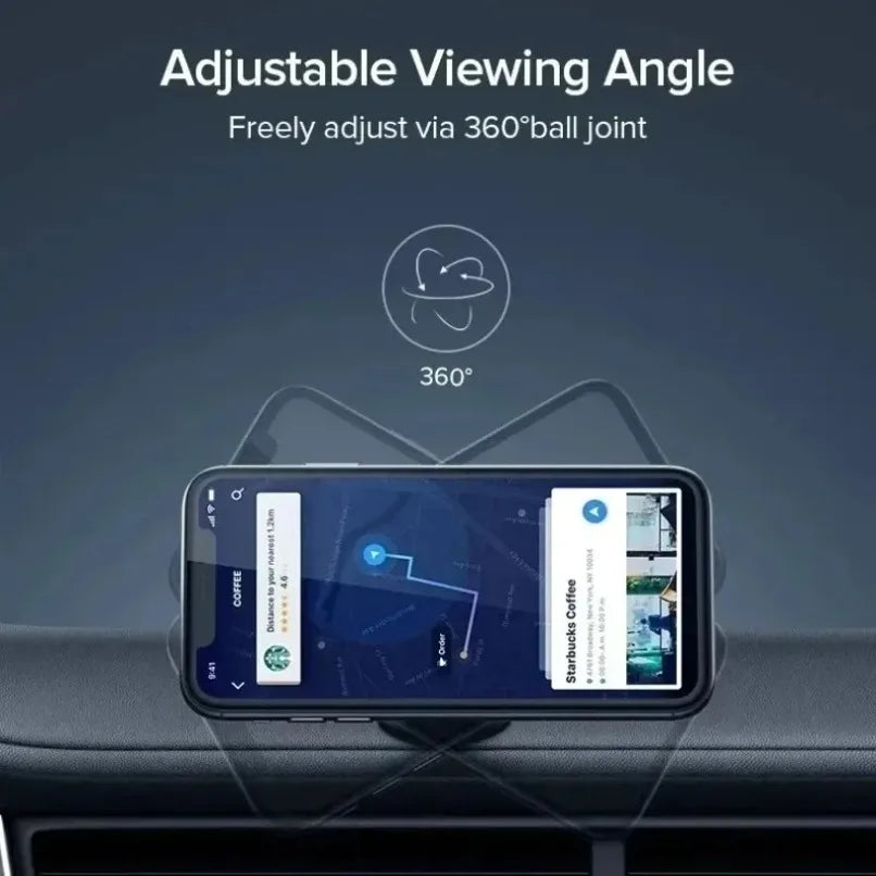 360 Degree Rotation Magnetic Car Phone Holder for iPhone - Smarsty