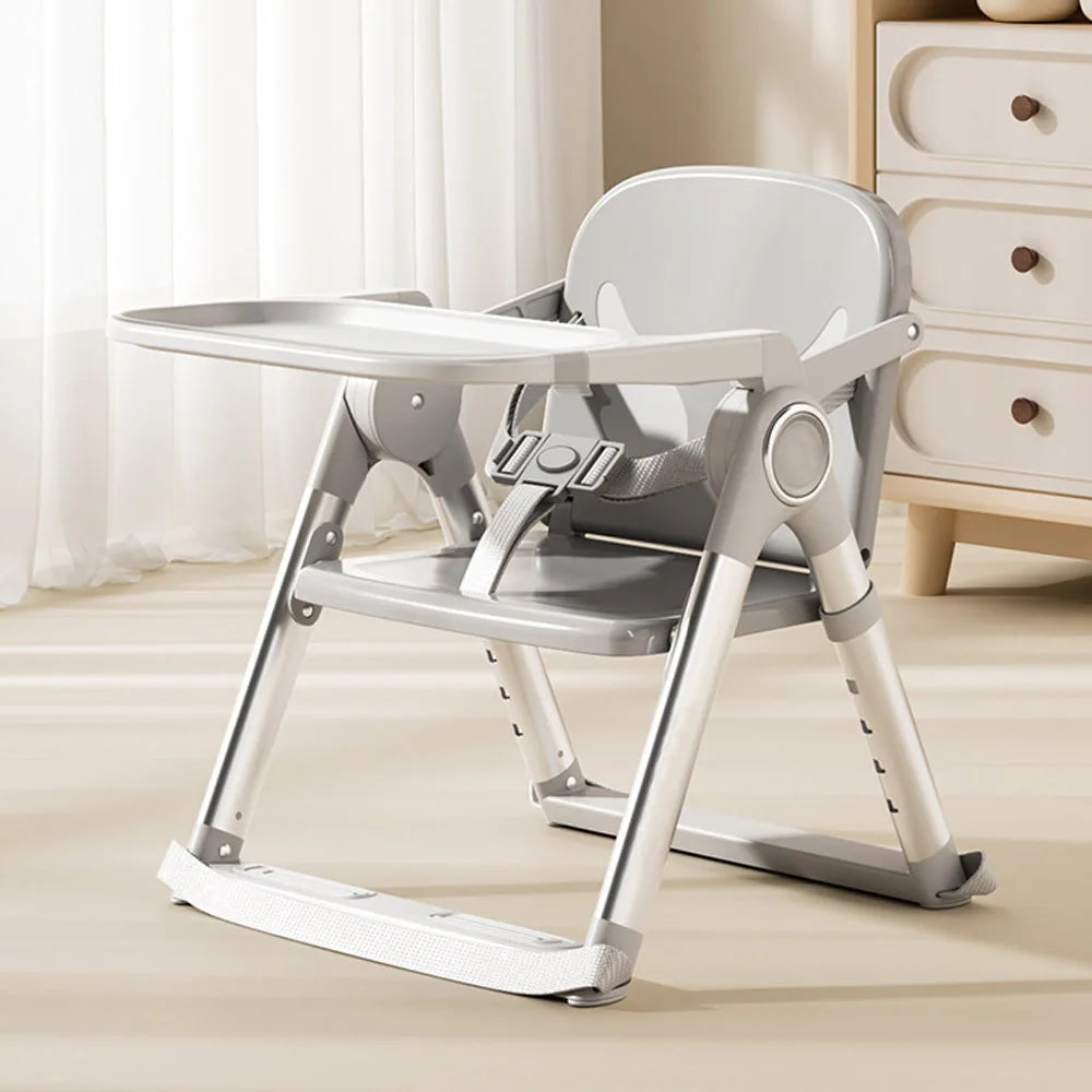 Baby Folding Booster Seat High Chair For Dining, Baby Toddler Portable Feeding Seat for Children 6 Months to 3 Years Approx - Smarsty