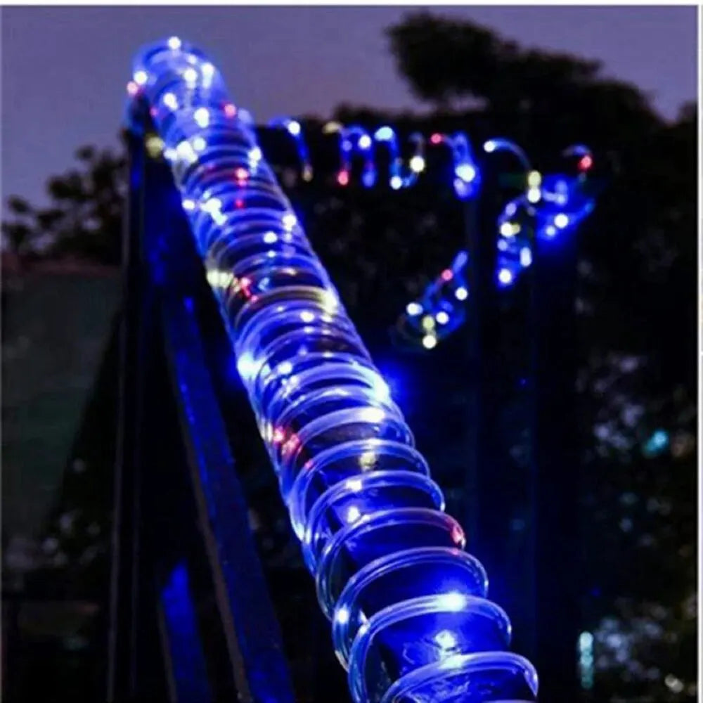 Solar Rope Lights with 8 Light Modes for Outdoor Decor - Smarsty