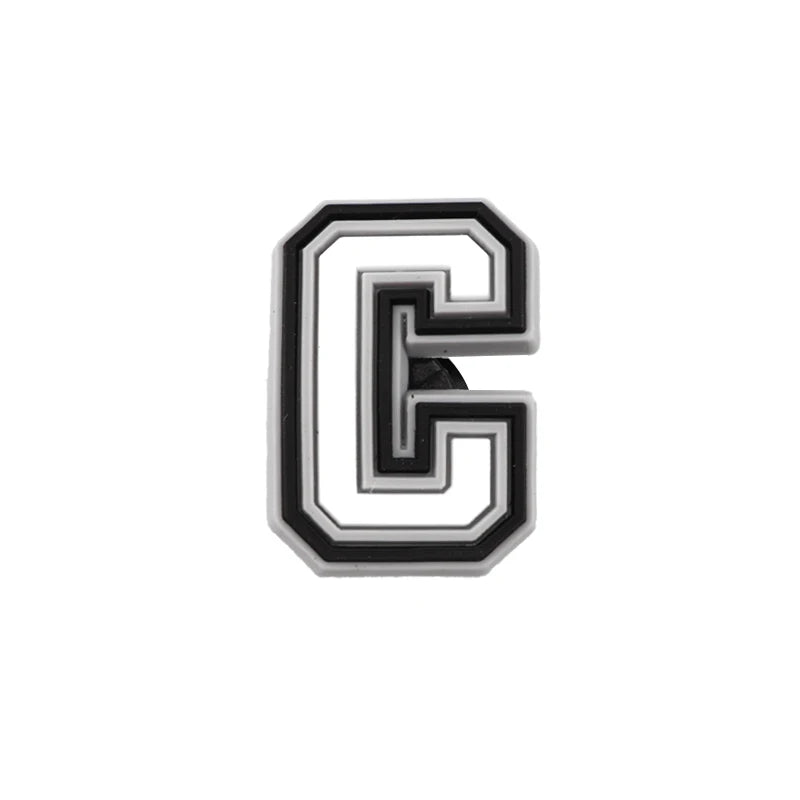 1 Pcs Letter Shoe Charms for Clog Sandals Shoe Decoration Number Alphabet Characters DIY Shoes Pins for Boy Girl Men Women