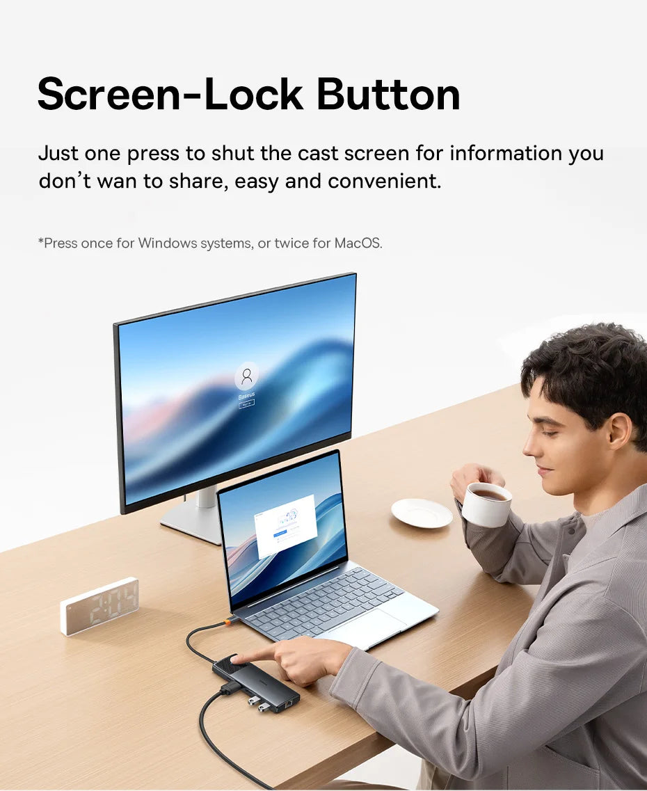 Usb C Hub 8K Hdmi Expansion For Multiscreen And Peripherals
