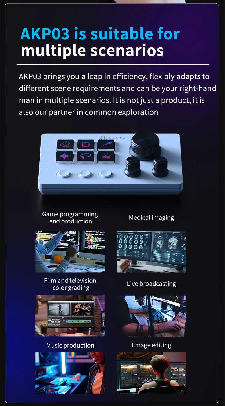Programmable Macro Keyboard With 12 Keys For Gaming
