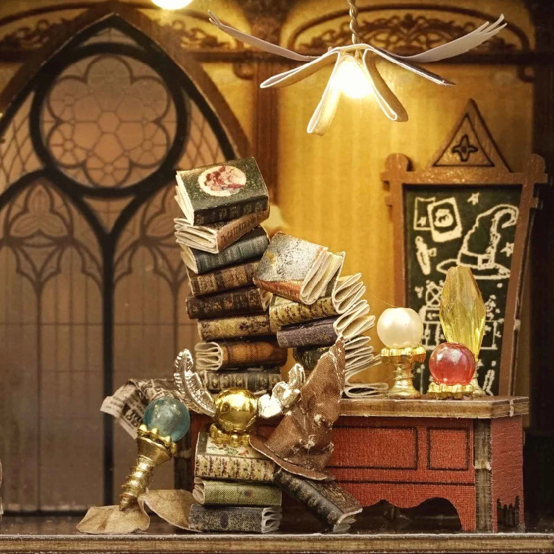 Wooden Miniature Doll House 3D Puzzle Assembly Building Model Kit Small Room Toys Home With Furniture Lighting Wooden Craft Gift by Smarsty