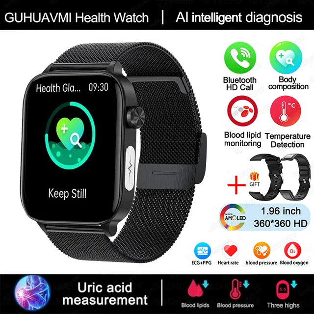 2025 Smart Watch with ECG PPG and Health Tracking - Smarsty