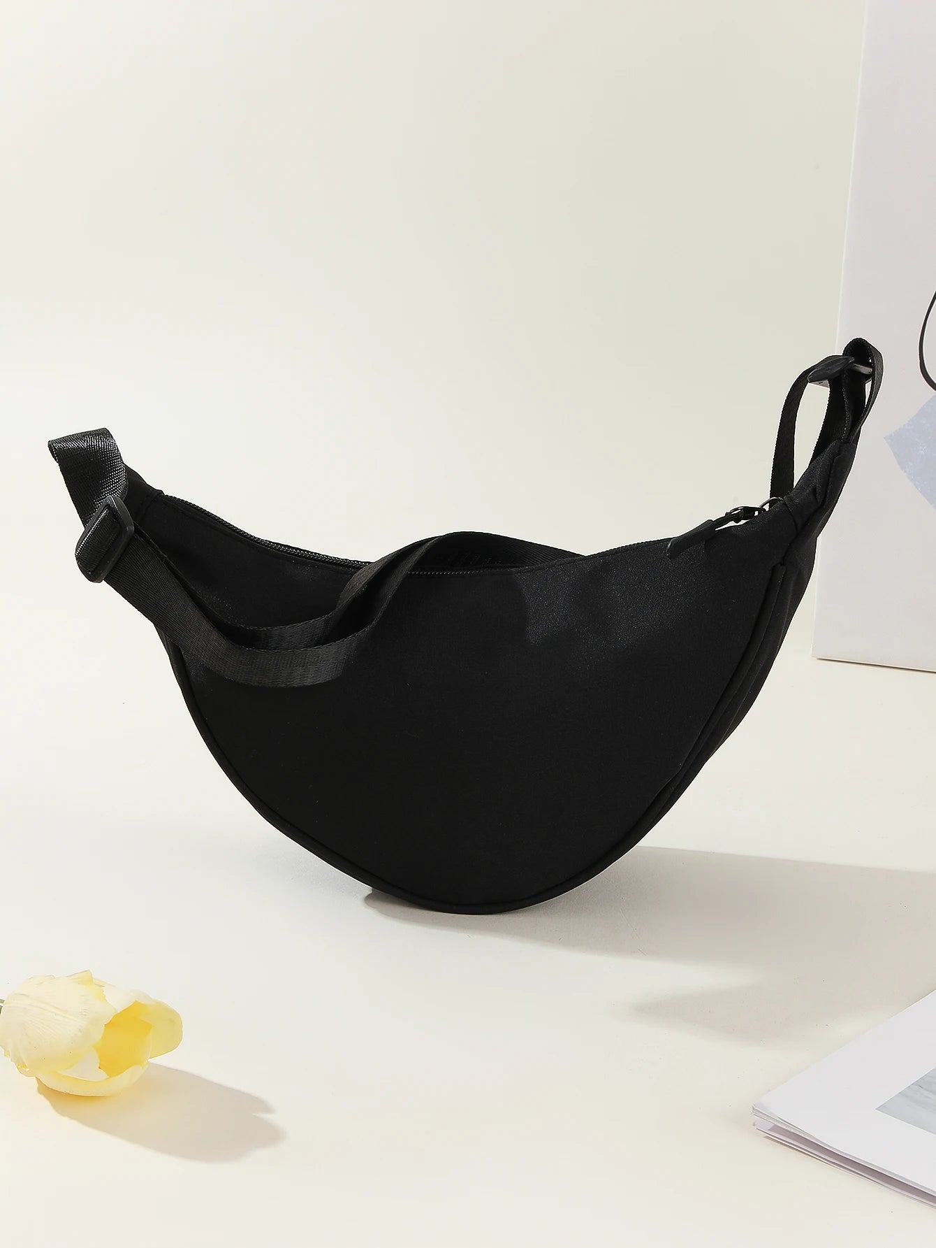 Soft Nylon Crossbody Bag For Women With Laptop Compartment - Smarsty
