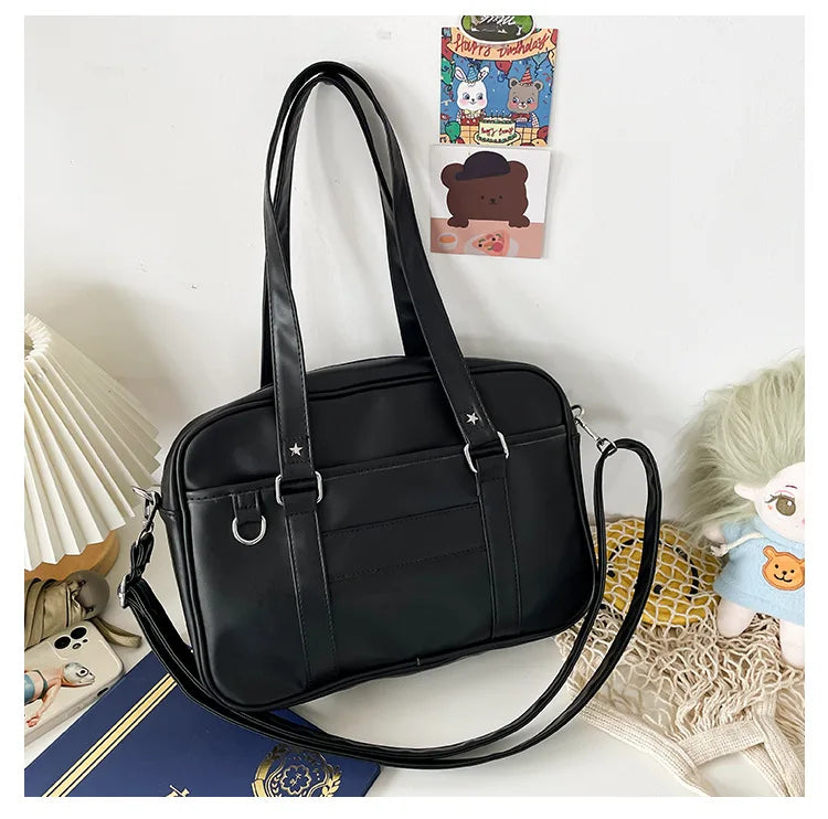 Japanese Style JK Bag Women PU Leather Crossbody Bag - Smarsty