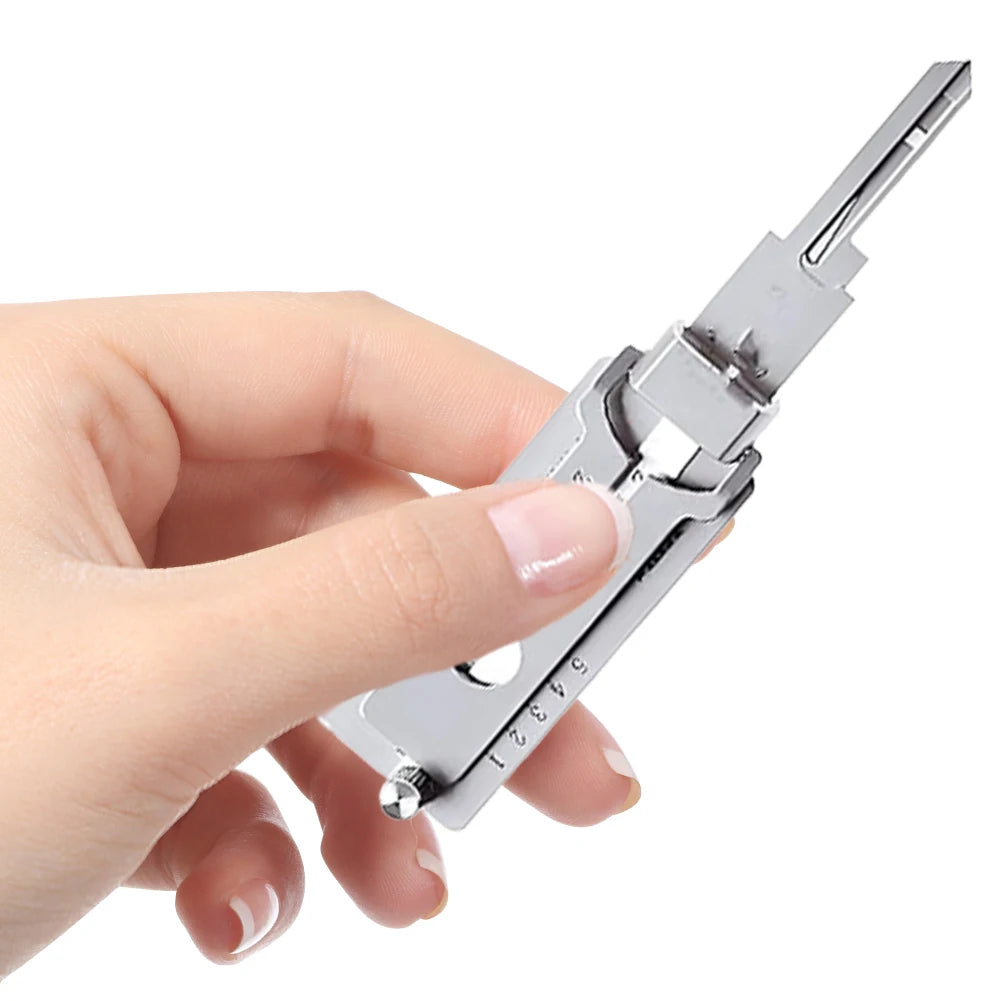 1-5pcs Stainless Steel Key Decoder SS001 O-ring Pickup Kit Pickup Hand Tool Maintenance Repair Kit