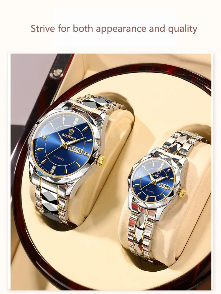 Luxury Waterproof Quartz Watch for Women with Luminous Feature - Smarsty