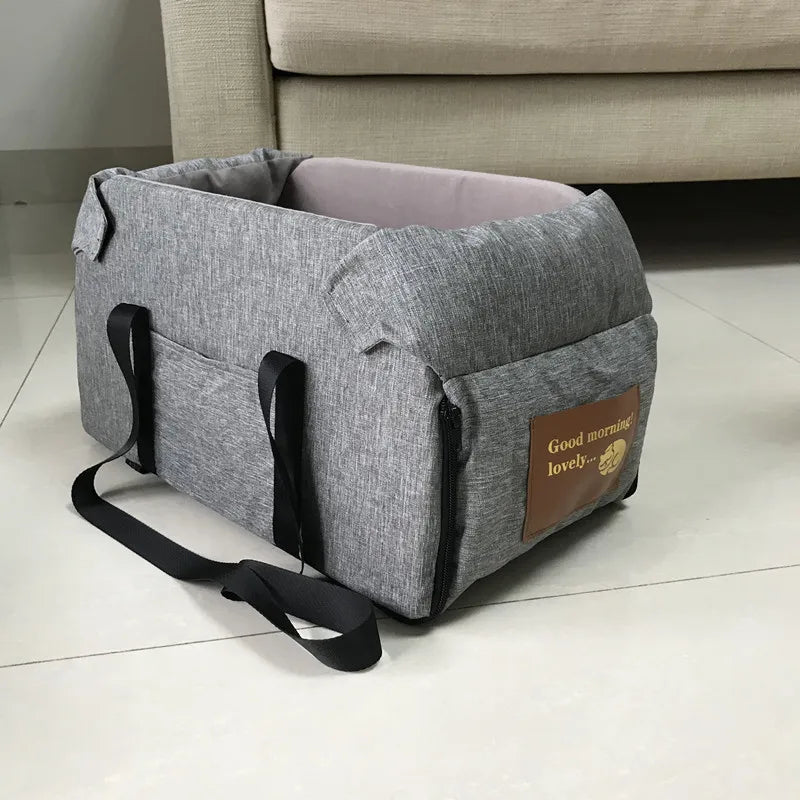 Portable Dog Car Seat Bed for Safe Travel - Smarsty