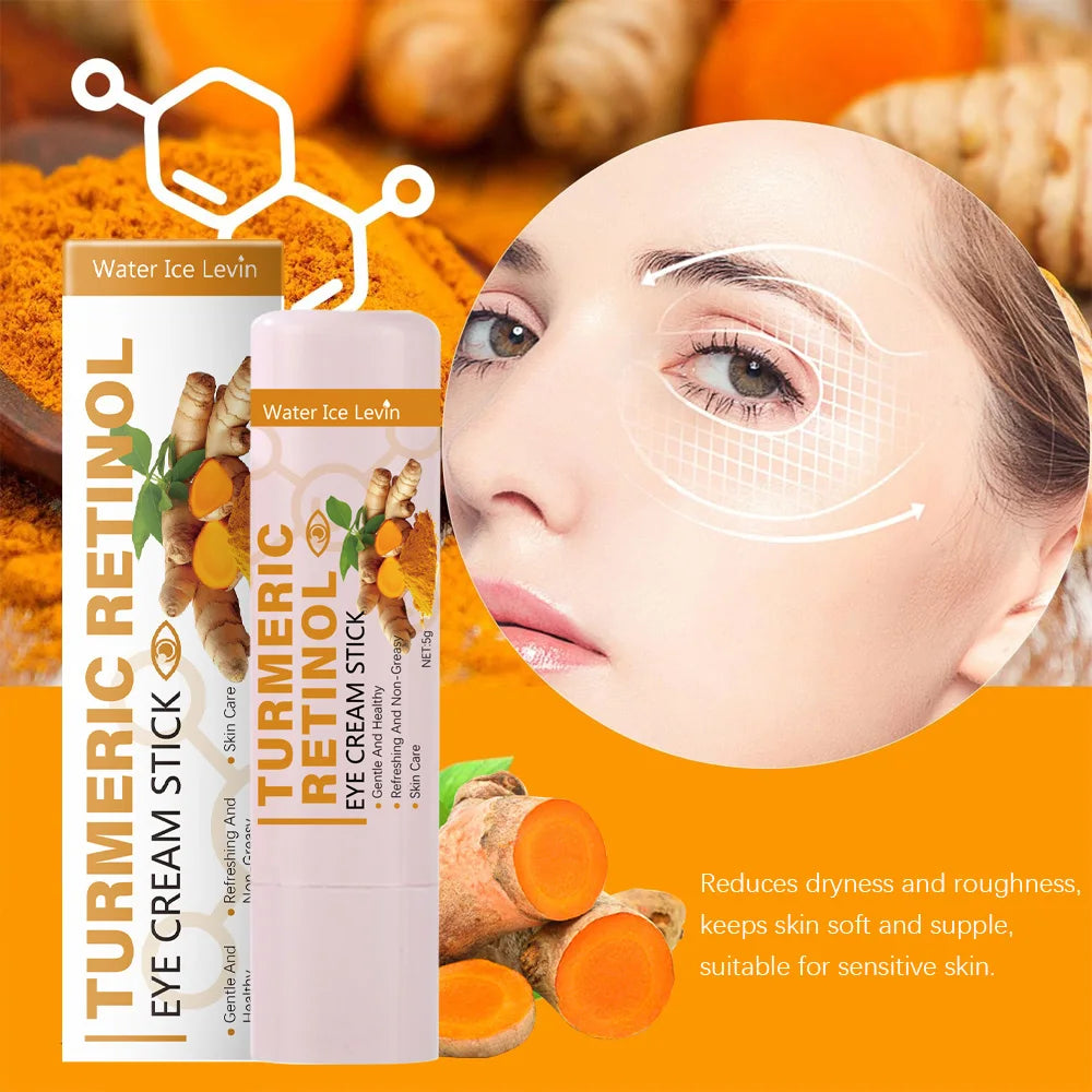 Turmeric Eye Cream Stick for Dark Circles and Puffiness - Smarsty