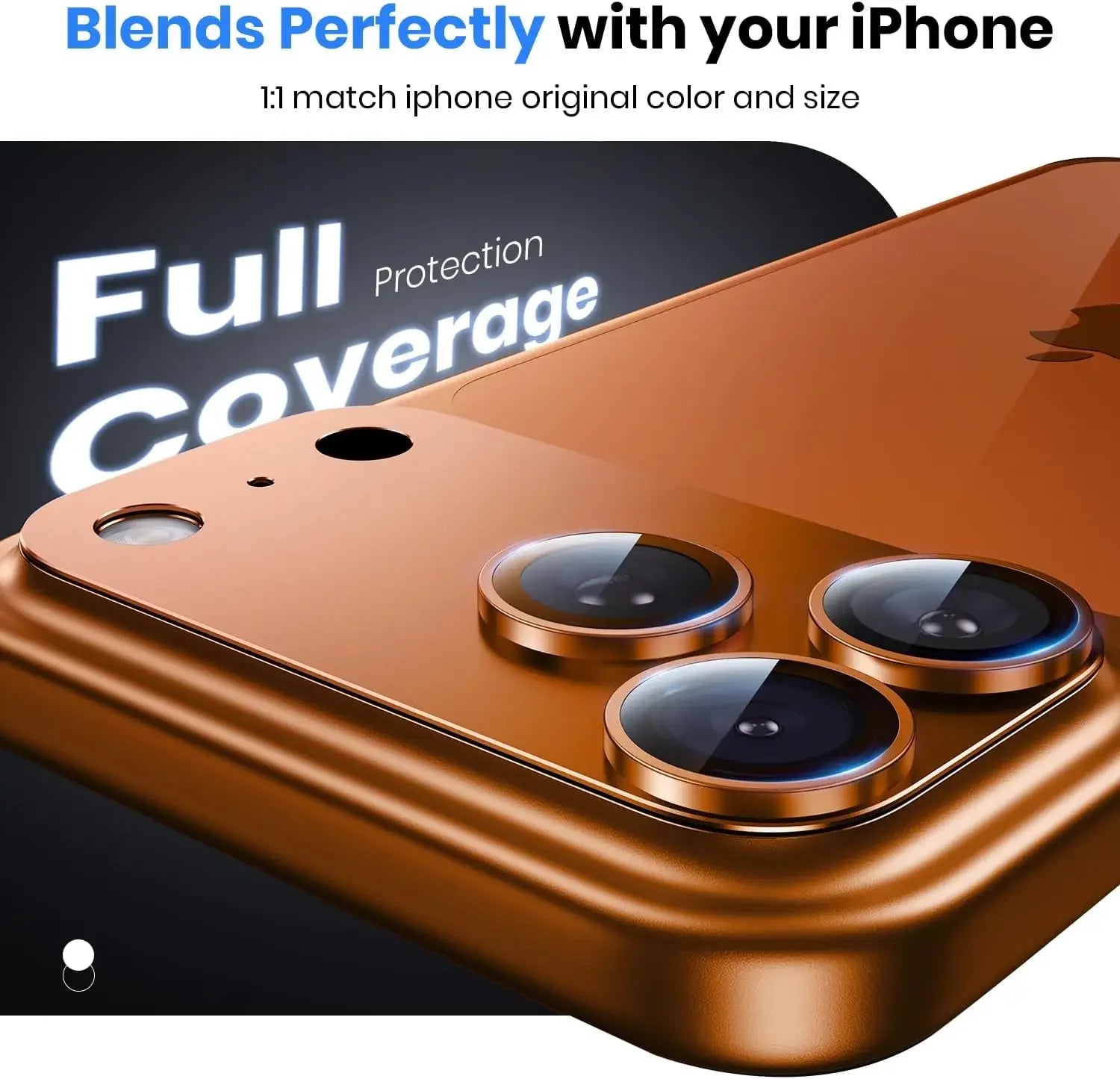 for iPhone 17 Pro Max 17Air Camera Lens Protector Strong Adsorption Metal 9H+ Tempered Glass Camera Screen Full Protective Cover - Smarsty