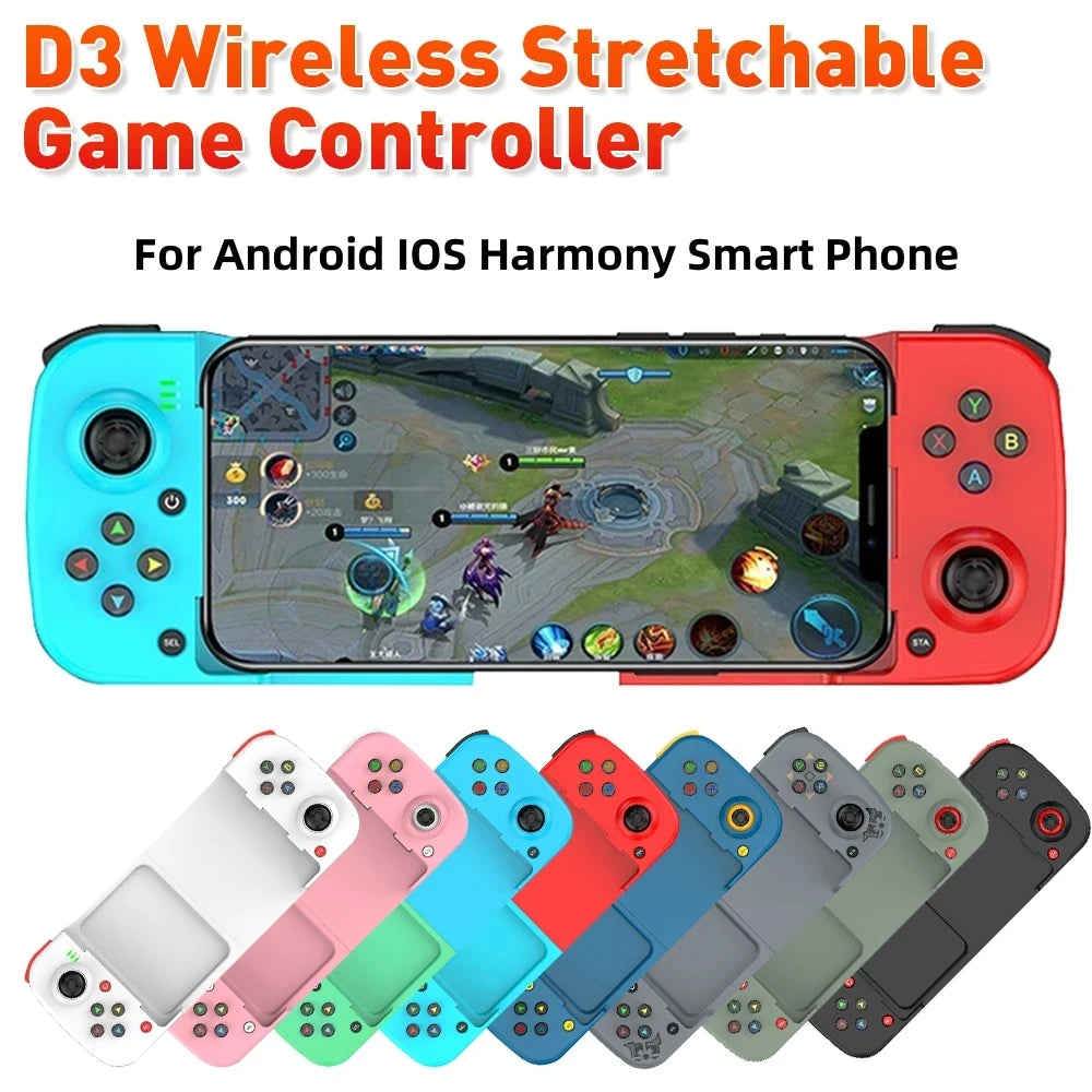 D3 Wireless Bluetooth Game Controller For Mobile Gaming - Smarsty