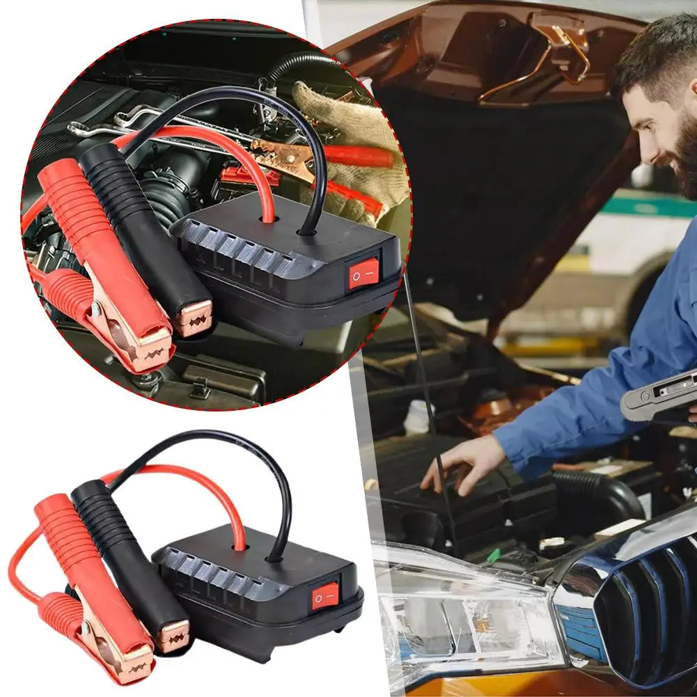 Car Lithium Battery Converter Charger Clip Auto Igniter Jump Starter For Makita Booster Cable Adapter Emergency Power DIY Tools - Smarsty