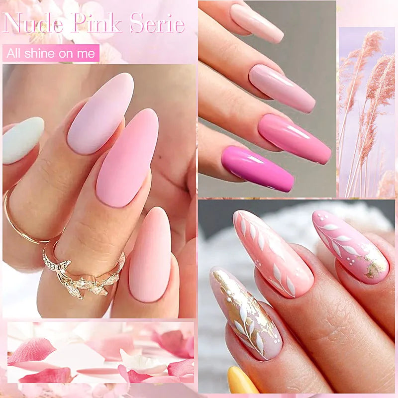 6pc All-Season Gel Nail Polish Set for Long-Lasting Manicure - Smarsty