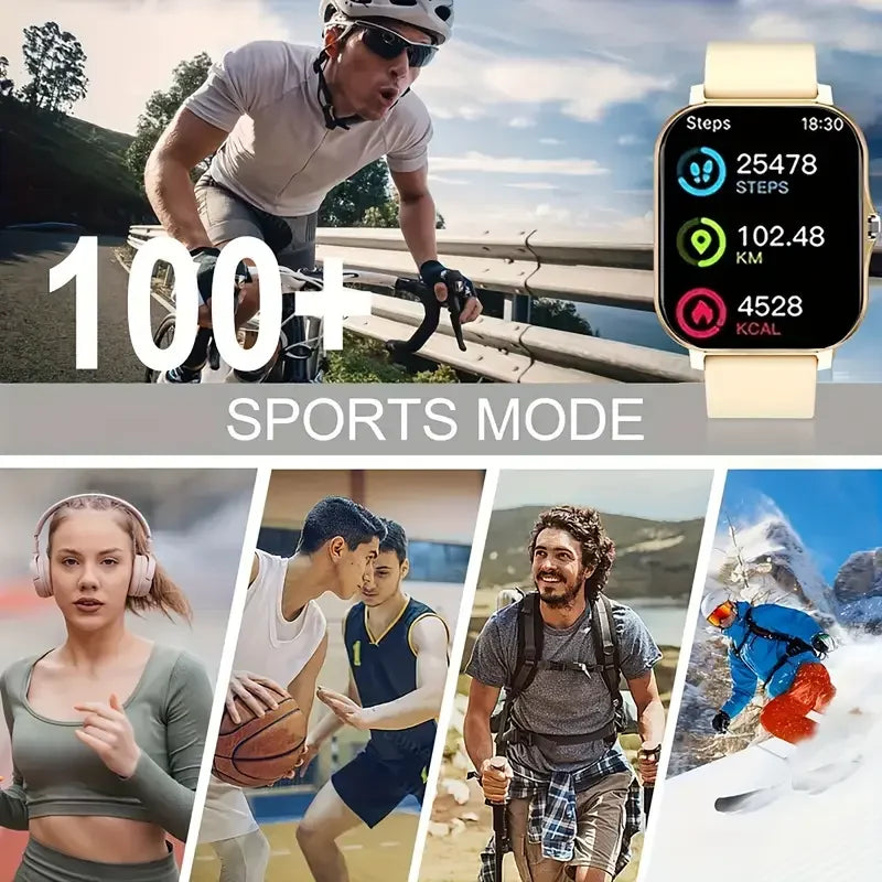 Smart Watch with Blood Pressure Monitor and Bluetooth Connectivity - Smarsty