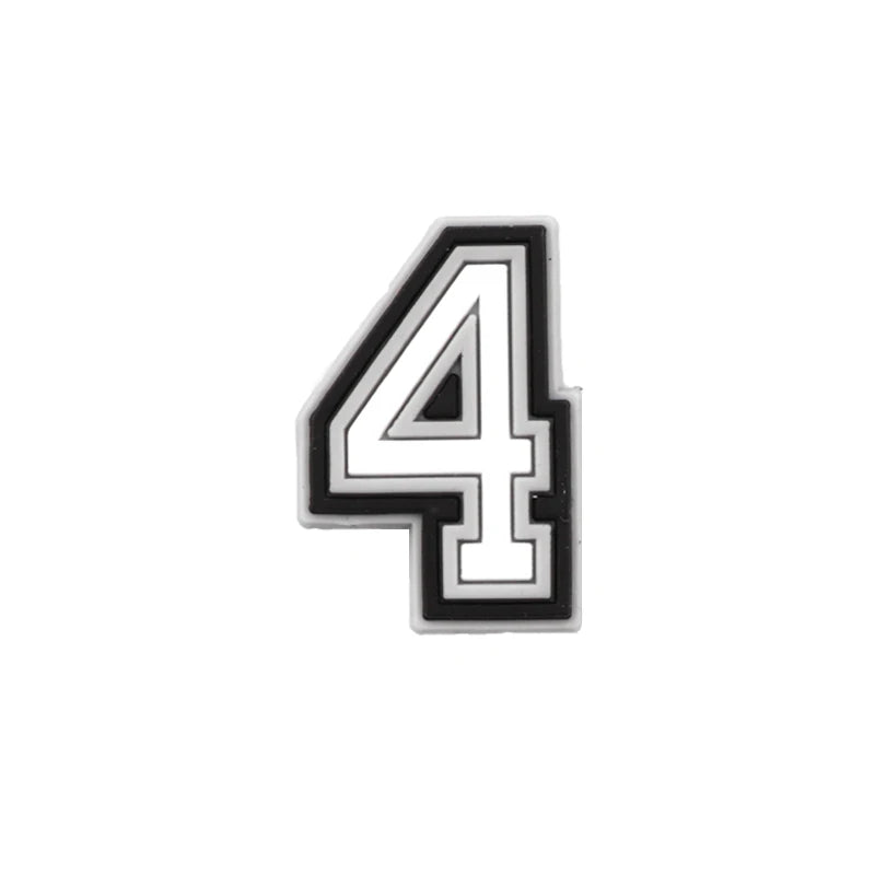 1 Pcs Letter Shoe Charms for Clog Sandals Shoe Decoration Number Alphabet Characters DIY Shoes Pins for Boy Girl Men Women