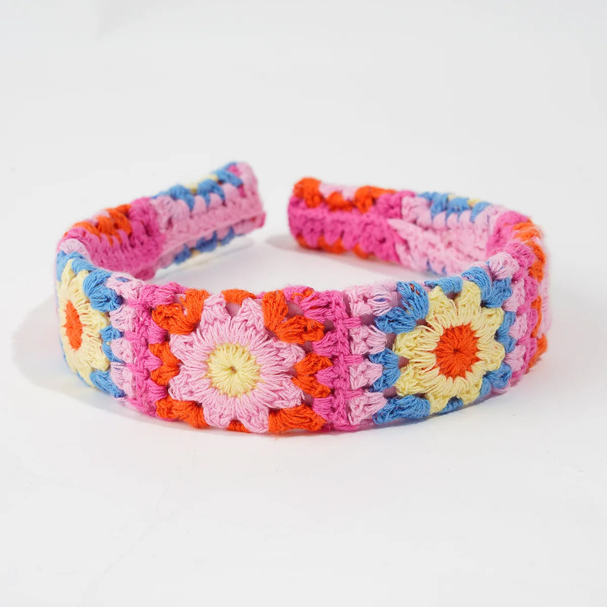 Knitted Headband Bohemian Handmade Summer Seaside Cotton - Smarsty