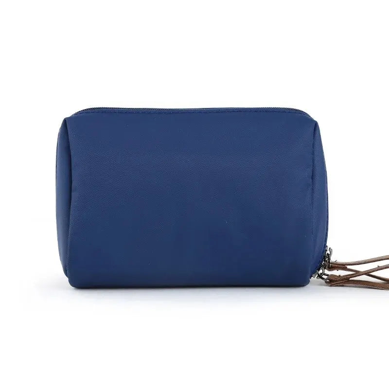 2024 New Women Cosmetic Bag Solid Color Korean Style Makeup Bag Pouch Toiletry Bag Waterproof Makeup Organizer Case Luxury Bag - Smarsty