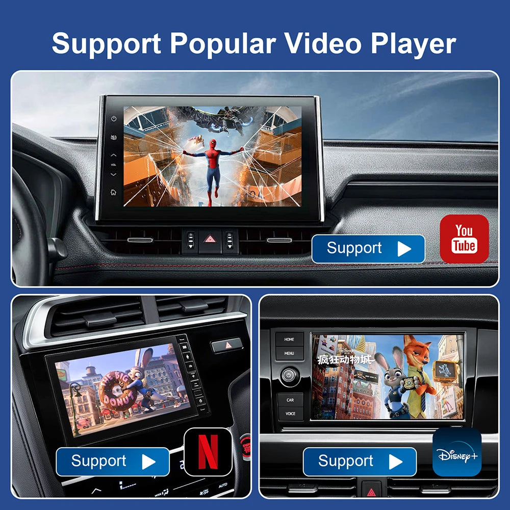 Plug And Play Wireless CarPlay Android Auto Adapter - Smarsty