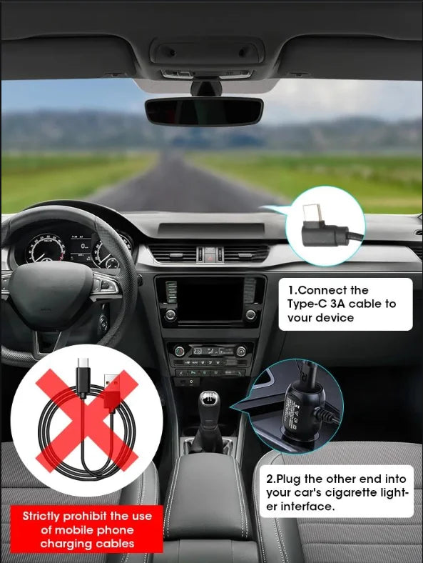 4K Dash Cam Night Vision With GPS Parking And WiFi - Smarsty
