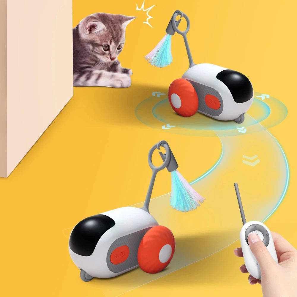 Smart Cat Toy with Remote Control for Interactive Play - Smarsty