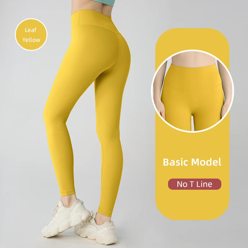 2024 Hot Sale Fitness Lenggings Female Full Length Leggings Running Pants Comfortable And Formfitting Yoga Pants Workout Legging - Smarsty