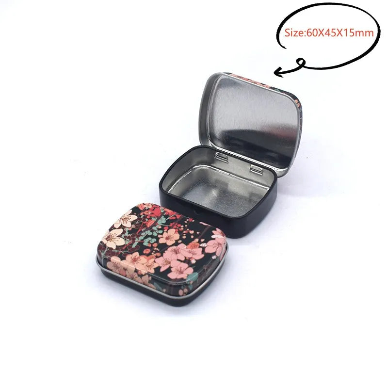 Small Metal Storage Box for Jewelry and Coins - Smarsty