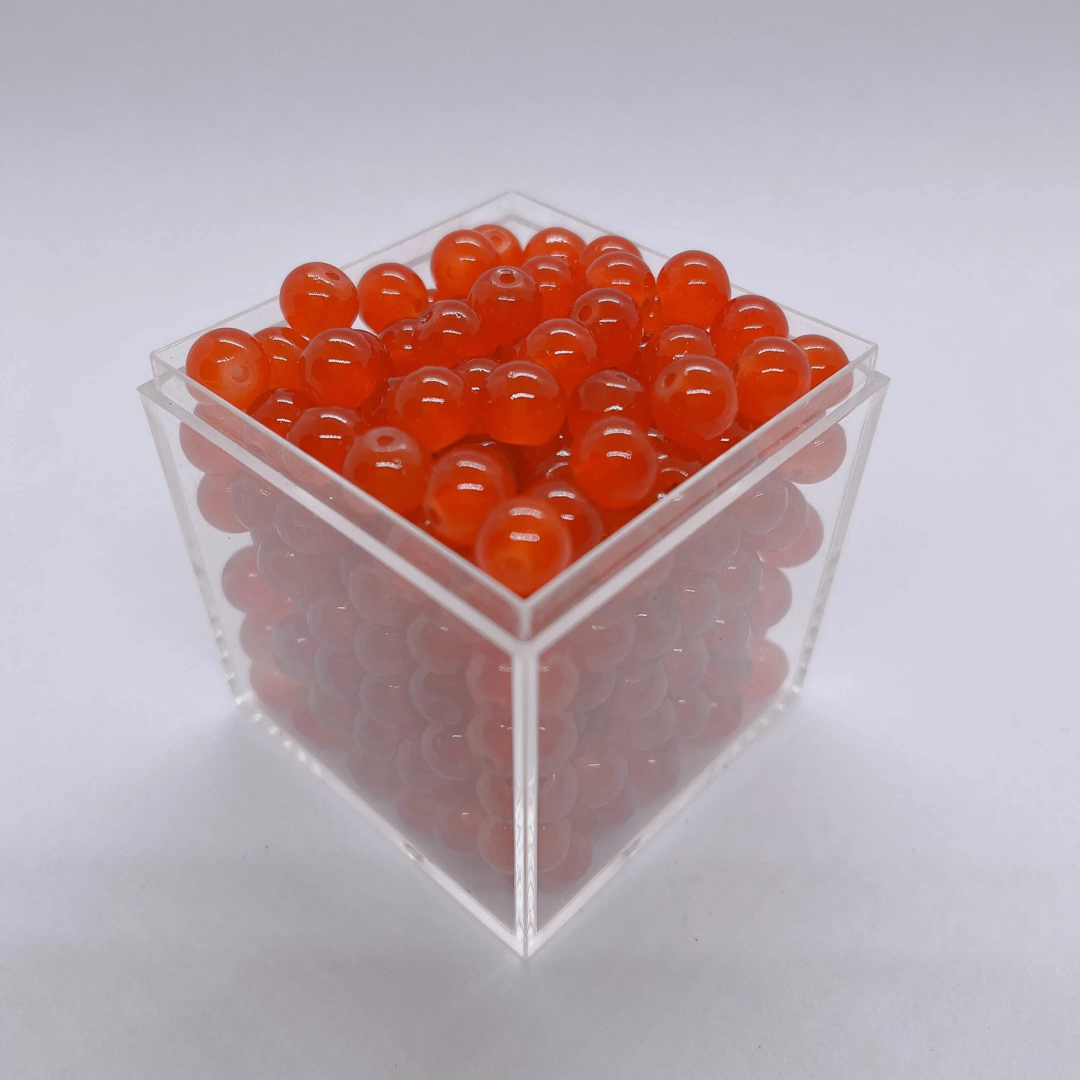 8mm Multicolor Glass Beads for Handmade Jewelry - Smarsty