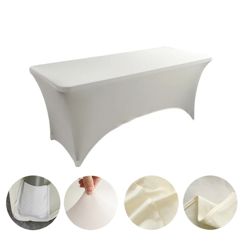 Stretch Spandex Table Cover for Rectangular Tables - Smarsty