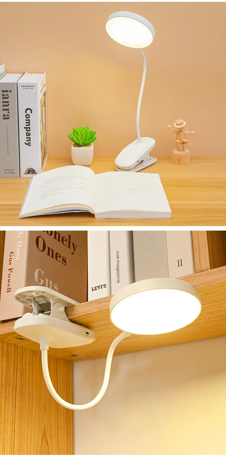 USB Rechargeable LED Table Lamp with Touch Dimming - Smarsty