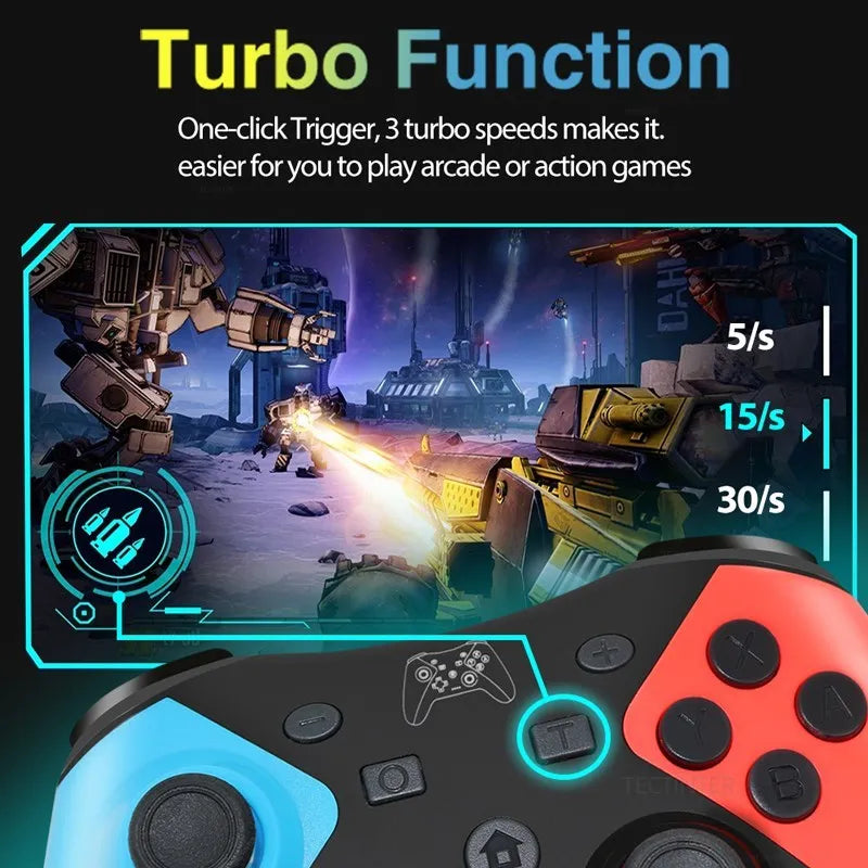 Wireless Bluetooth Controller for Nintendo Switch Pro - Smarsty