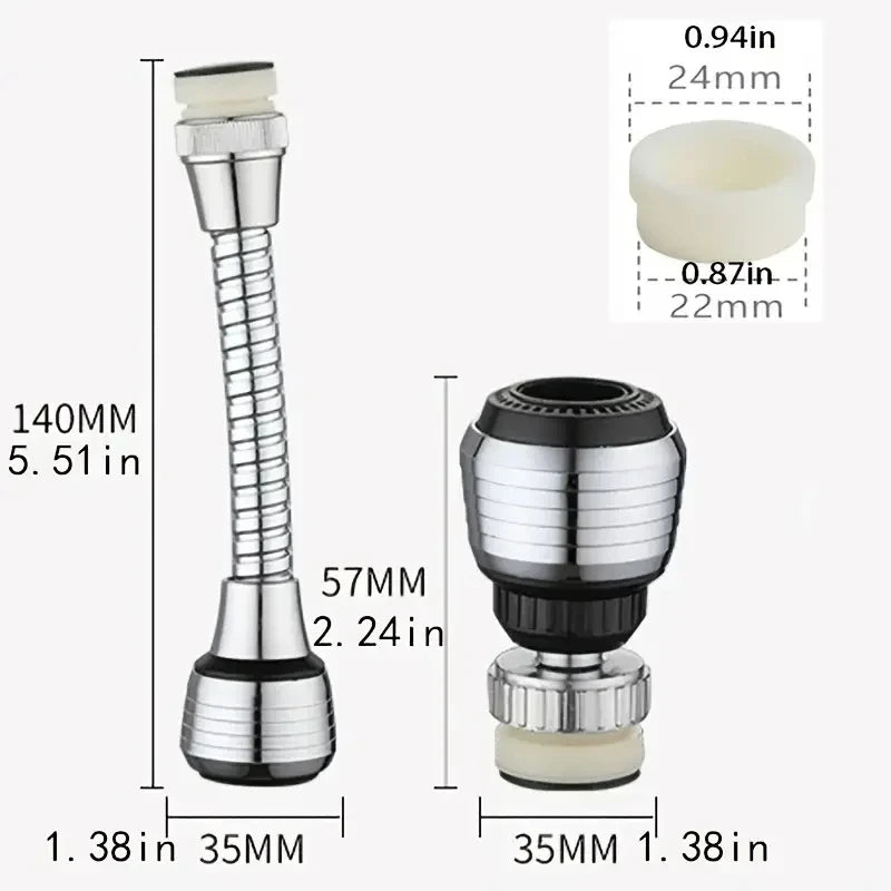 360 Degree Rotating Faucet Bubbler Water Saver - Smarsty