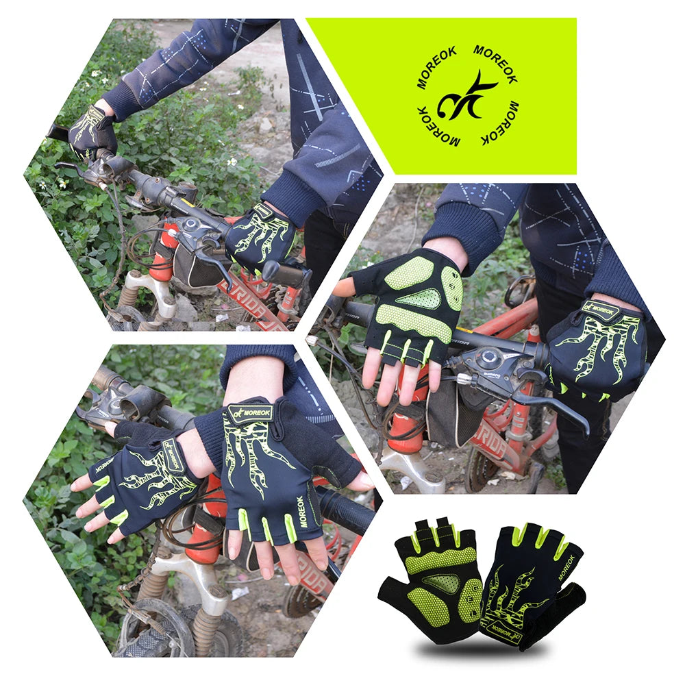 Breathable MTB Cycling Gloves with Shock Absorbing Gel Pads - Smarsty