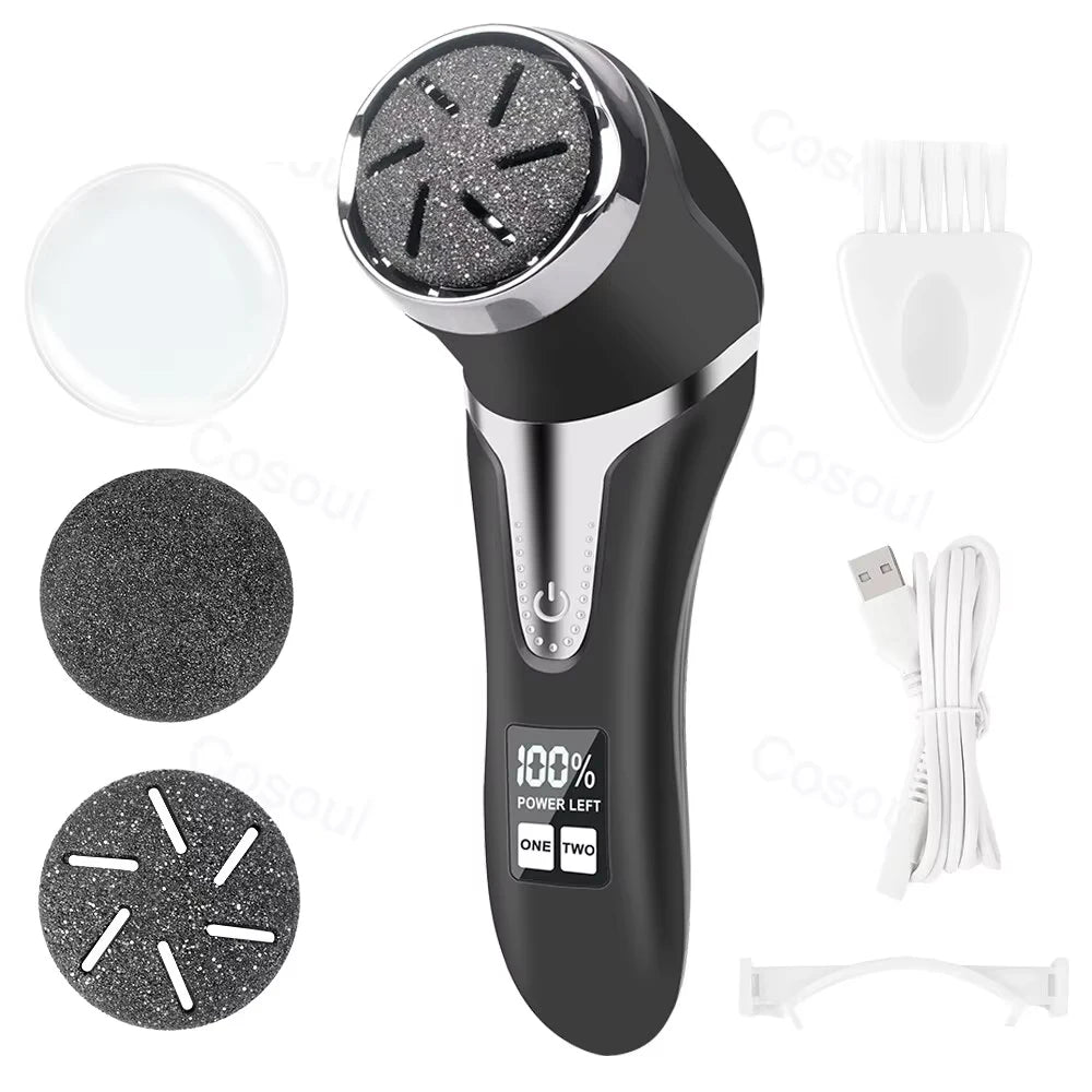 Rechargeable Electric Foot File Callus Remover for Smooth Feet - Smarsty