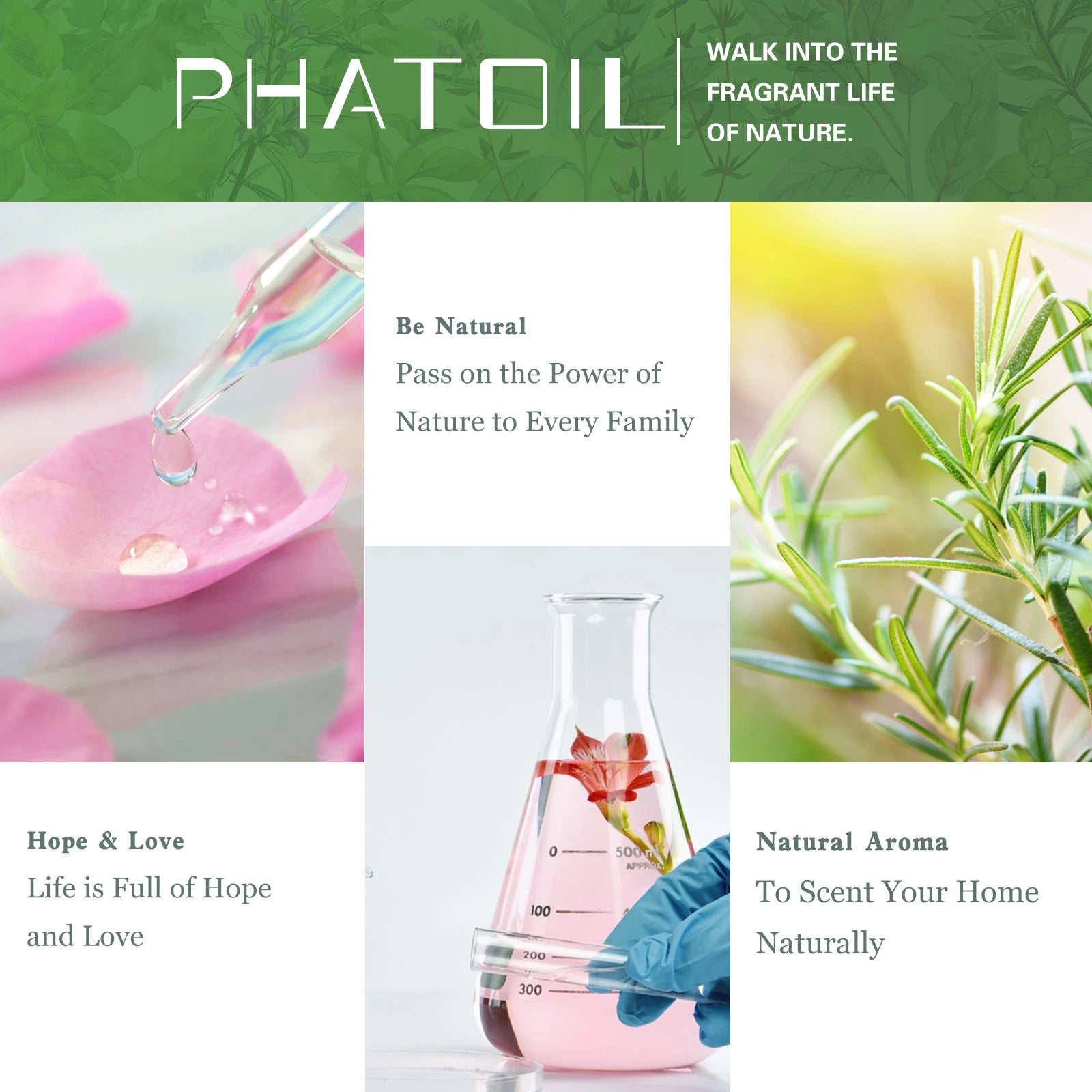 Pure Plant Essential Oils for Aroma Diffuser 10ml - Smarsty