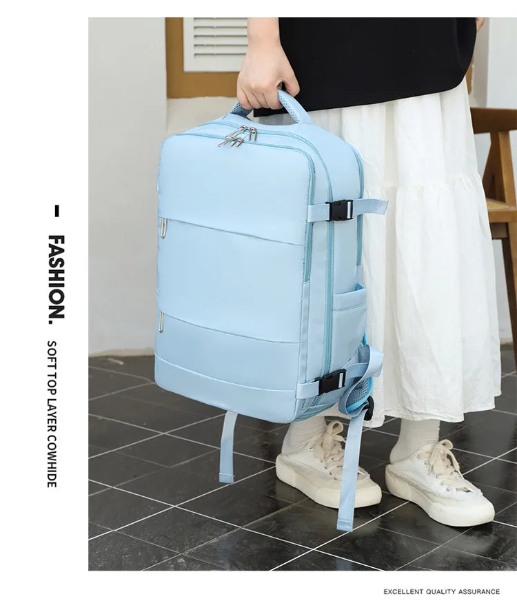 2025Men Women's Bag Large Capacity Journey Multifunction Backpack With Shoe Storage Multilayer Dry And Wet Separation Waterproof