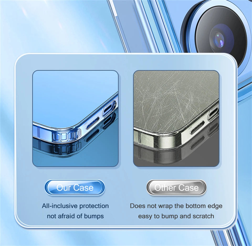 Smarsty MagSafe Clear Case for iPhone Magnetic Wireless Charging -