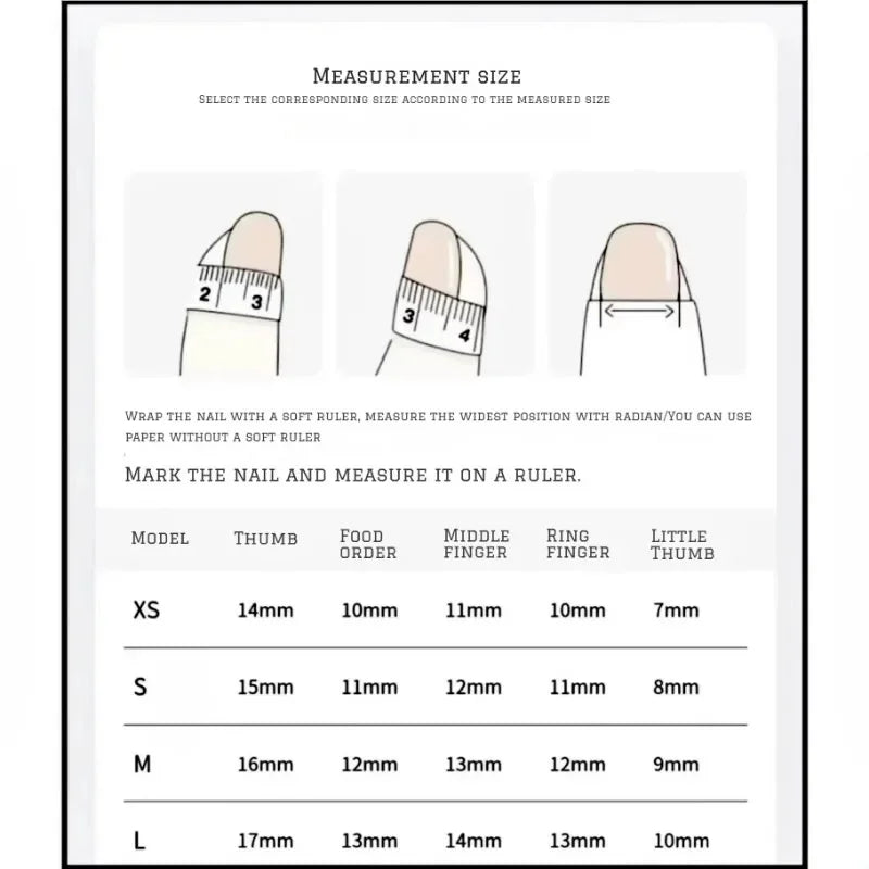 10Pcs Handmade French Almond Press On Nails with Cherries Design - Smarsty