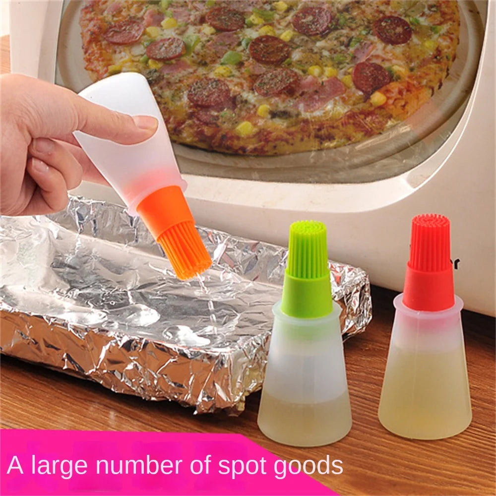 Silicone Oil Dispenser Brush for High Temperature Cooking - Smarsty