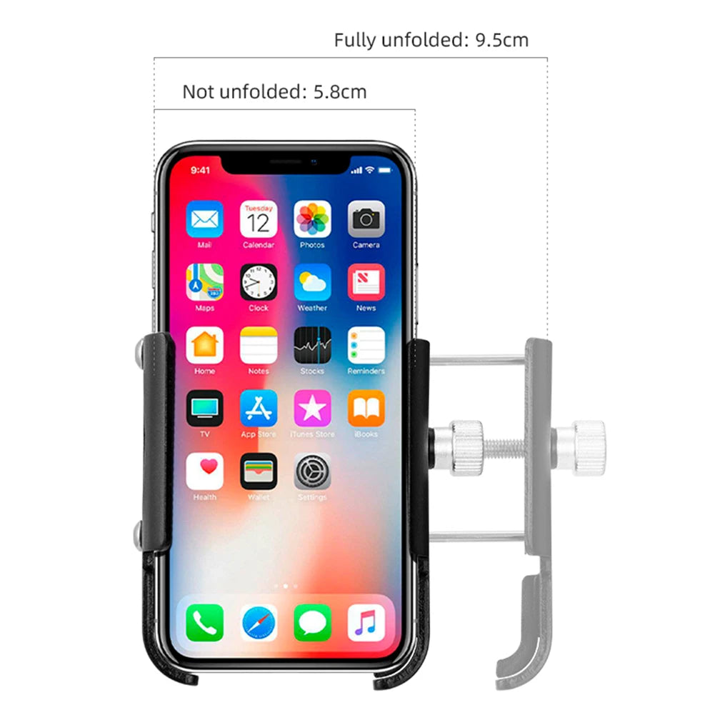 360 Degree Rotation Bike Phone Holder Mount Aluminum Alloy - Smarsty