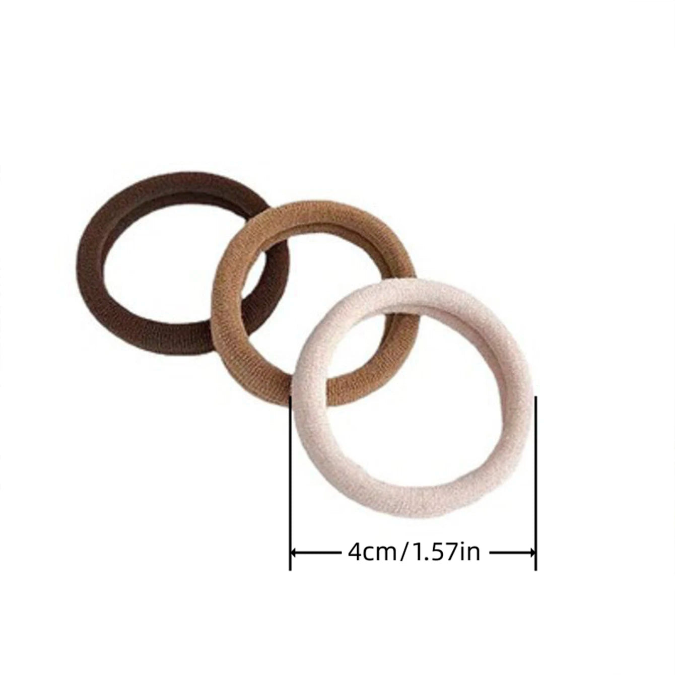 50Pc Seamless Elastic Hair Bands Thick Comfortable Durable - Smarsty