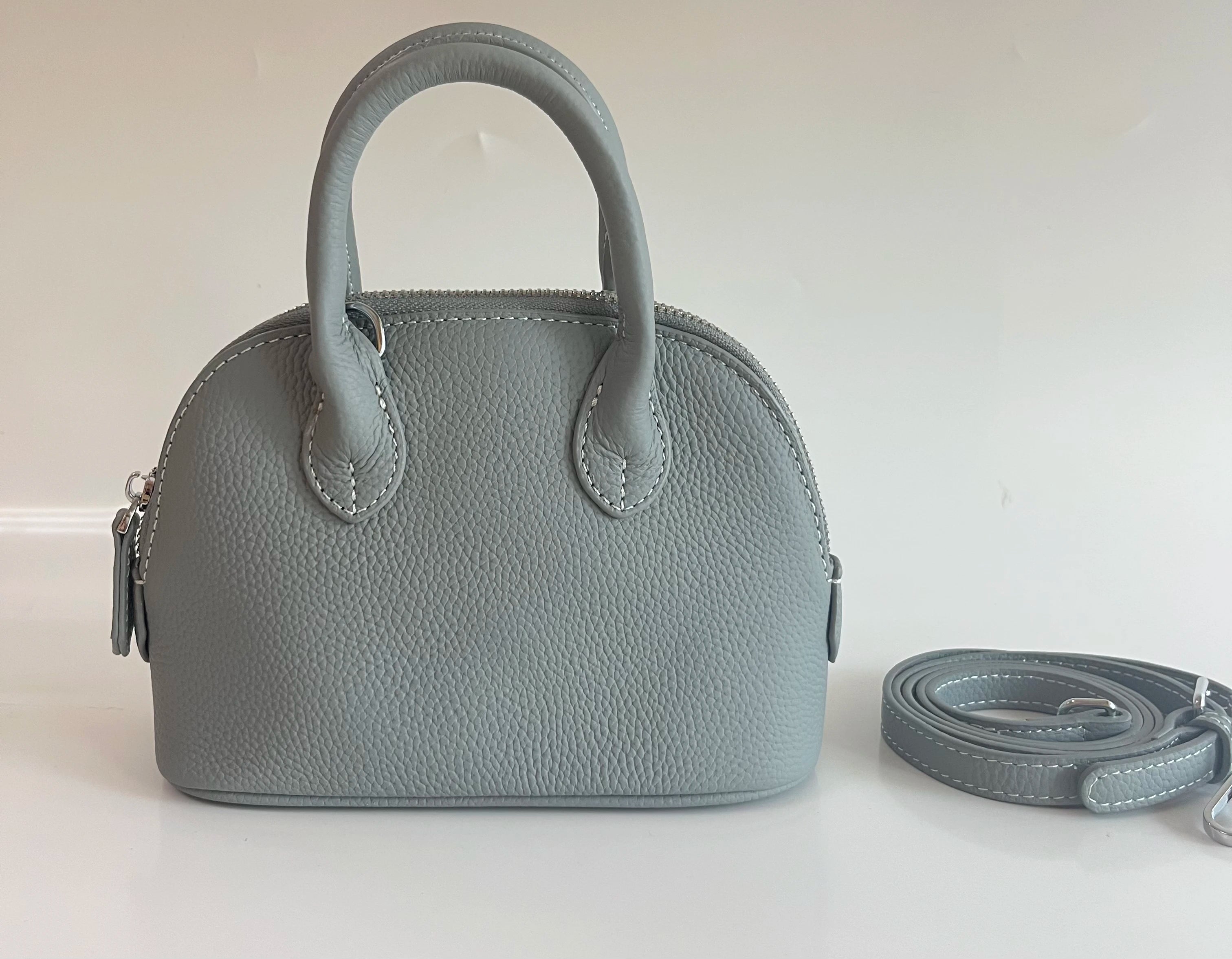 Cow Leather Shell Bag Crossbody Women Messenger Style - Smarsty